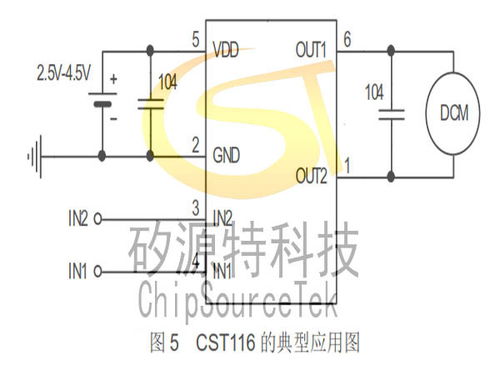 CST116 專為驅(qū)動(dòng)小電流直流馬達(dá)而設(shè)計(jì)的集成電路